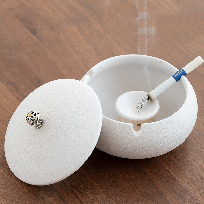 Windproof Ceramic Ash Tray