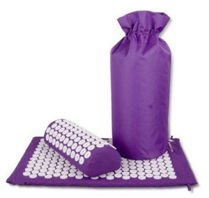 Acupressure Yoga Mat Cushion Massager and Pillow for Neck Back Pain and Muscle Relaxation