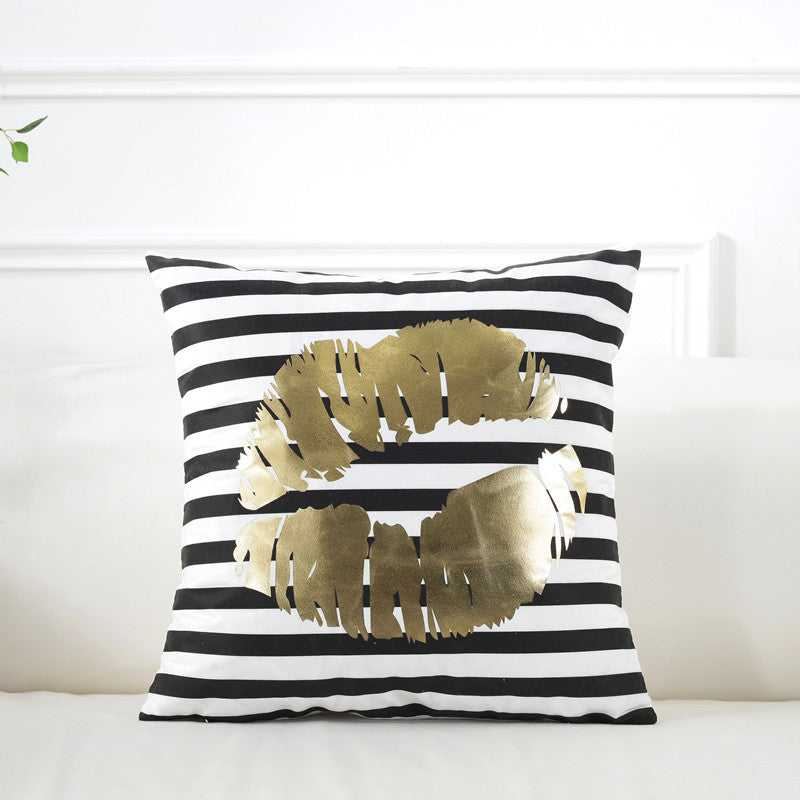 Gilding Pillow Cover Super Soft Home Cushion Cover