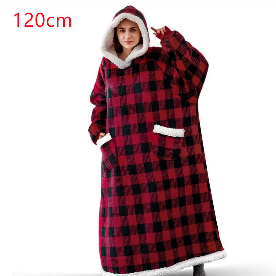 Oversized Pullover Winter Hoodie Warm Blankets