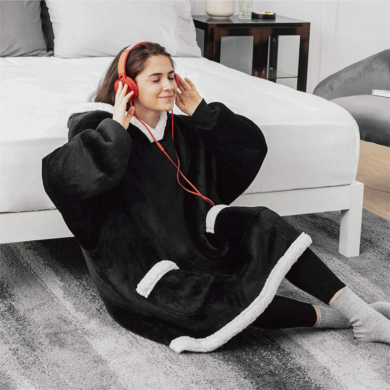 Oversized Pullover Winter Hoodie Warm Blankets