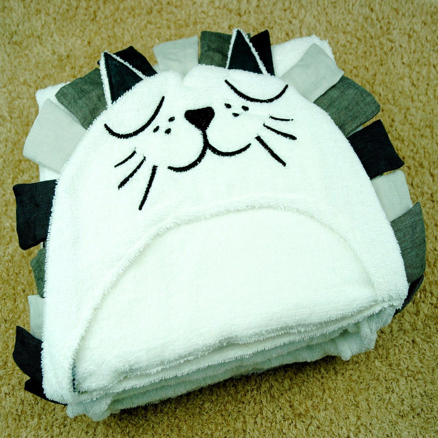 Baby Cat Shape Bath Towel