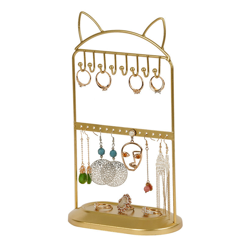 Home Fashion Cat Ear Jewelry Holder