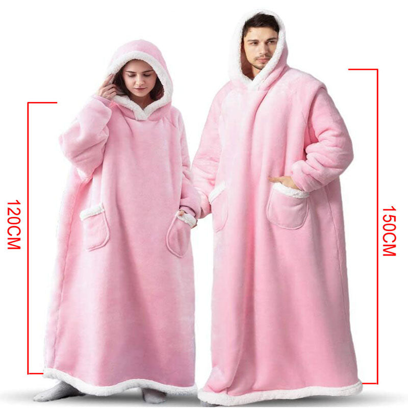 Oversized Pullover Winter Hoodie Warm Blankets