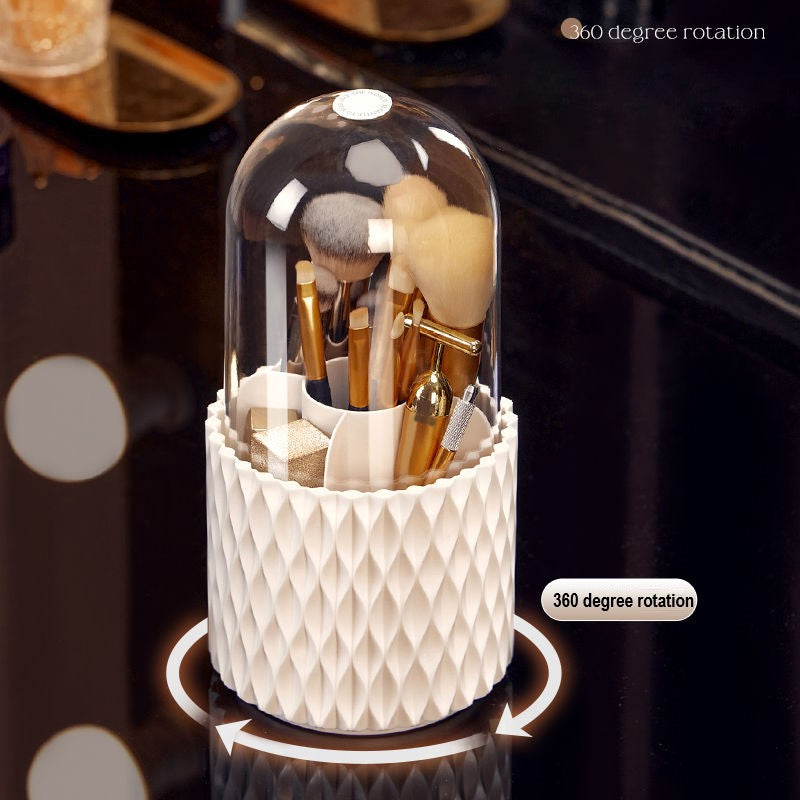 Transparent Makeup Brush Storage