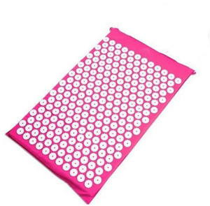 Acupressure Yoga Mat Cushion Massager and Pillow for Neck Back Pain and Muscle Relaxation