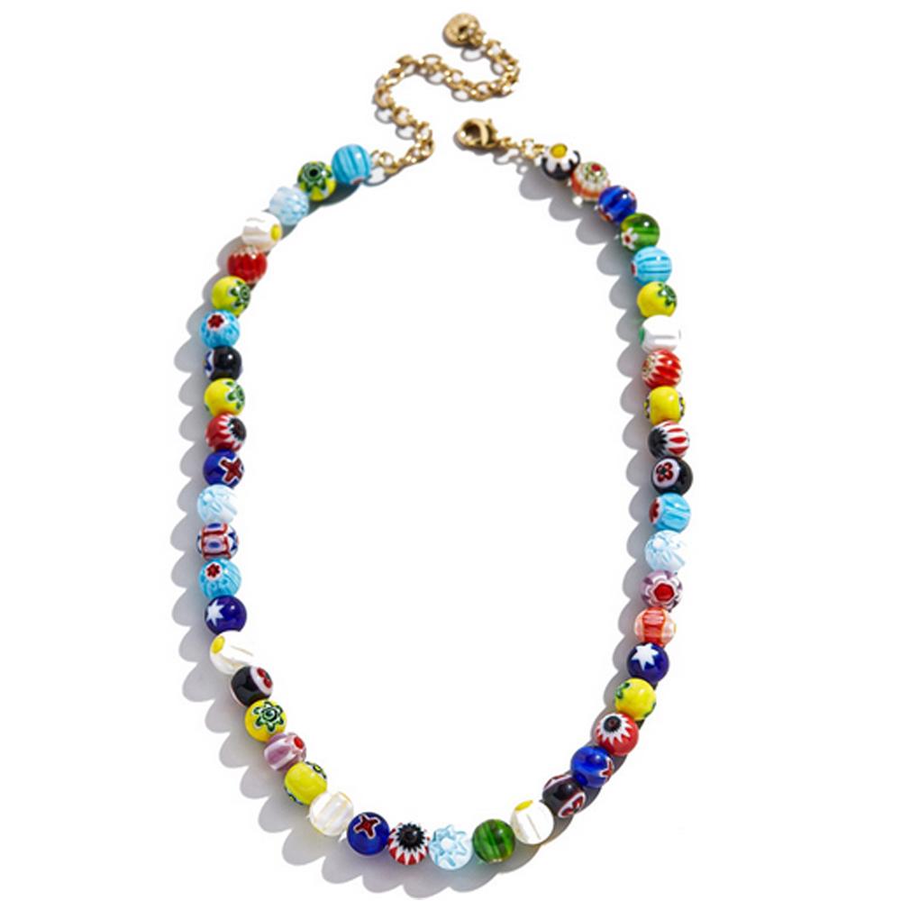 Candice Layered Multi-Color Necklace