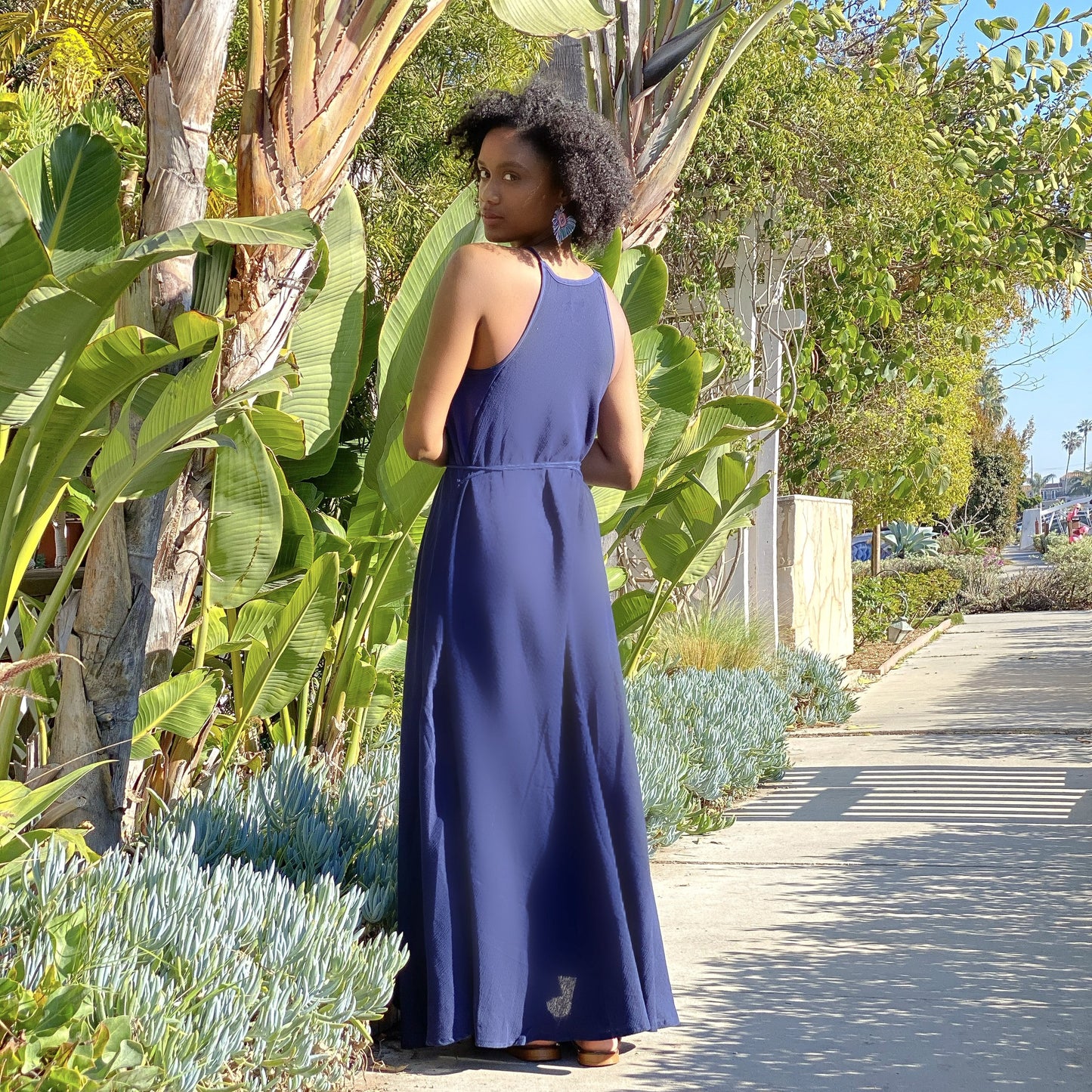 Navy Callie Maxi Dress