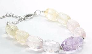 Pastel Sparkles Quartz Stone Bracelet - Yahko Merchandise