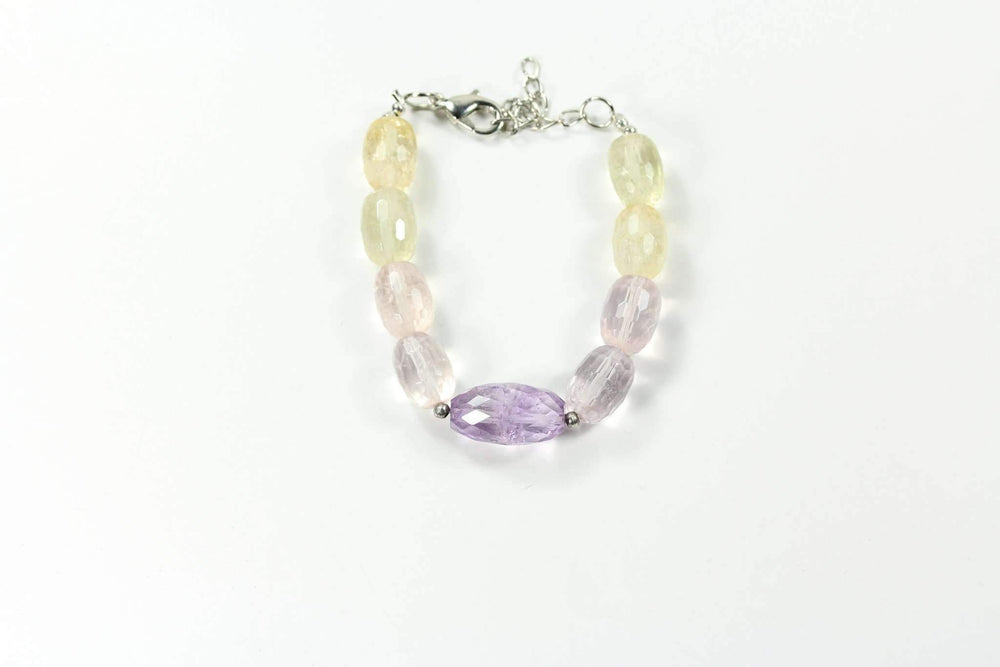 Pastel Sparkles Quartz Stone Bracelet - Yahko Merchandise