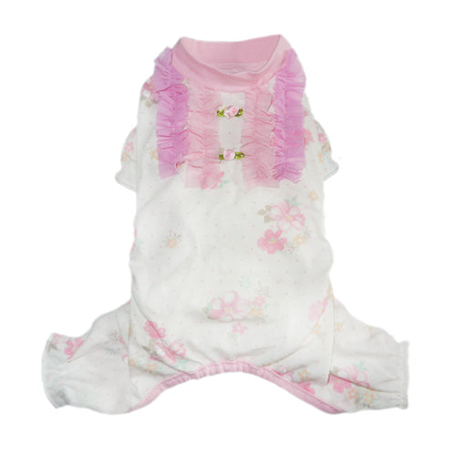 Pet Overall Pink Pajama