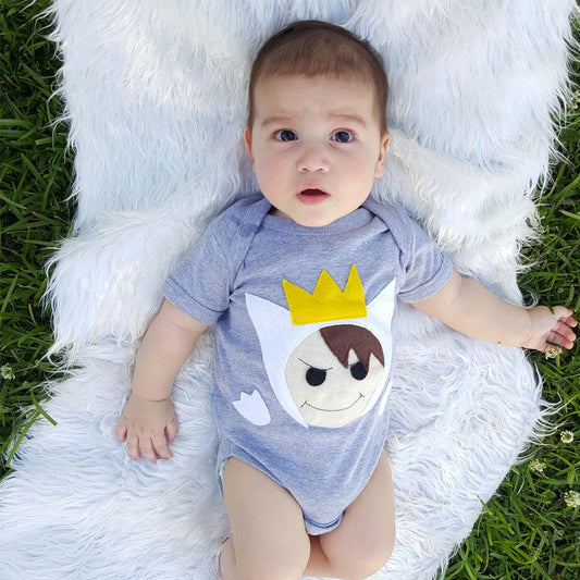 First Birthday Outfit Baby Onesie Wild Boy