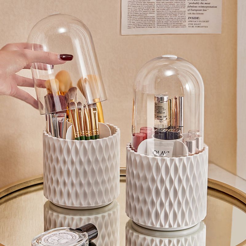 Transparent Makeup Brush Storage