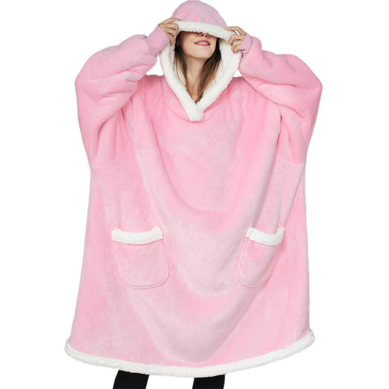 Oversized Pullover Winter Hoodie Warm Blankets