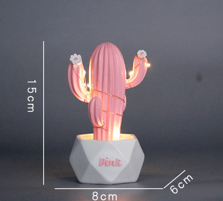 Cactus Night Light - Yahko Merchandise