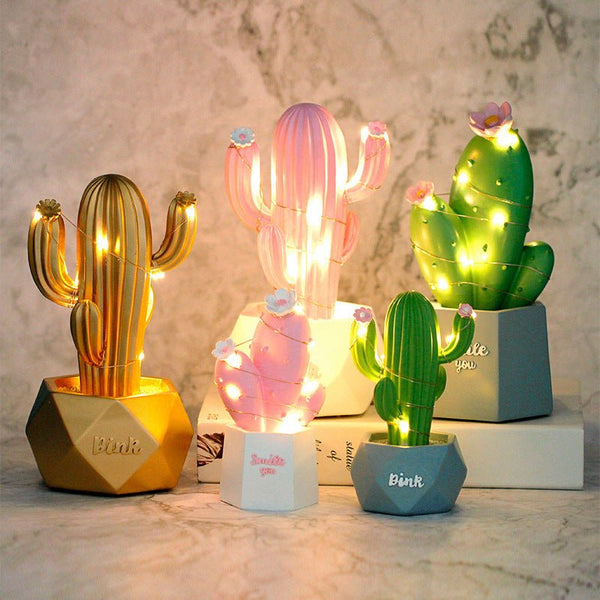 Cactus Night Light - Yahko Merchandise