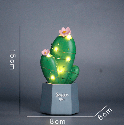 Cactus Night Light - Yahko Merchandise