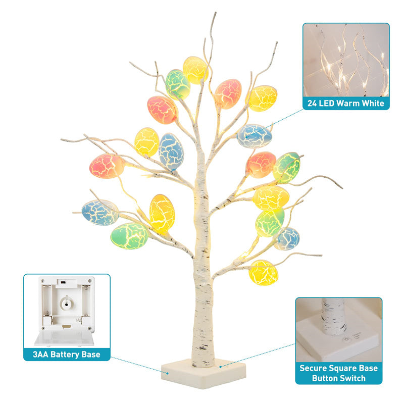 Birch Tree Home Easter Egg Decoration