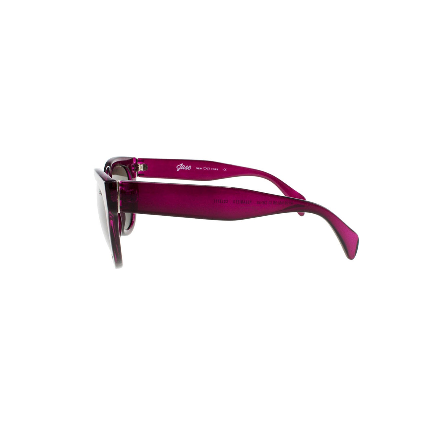 Sunglasses in Bordeaux Red