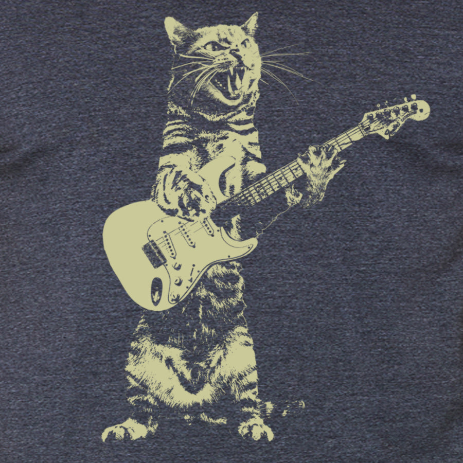 Cat Playing Guitar Men