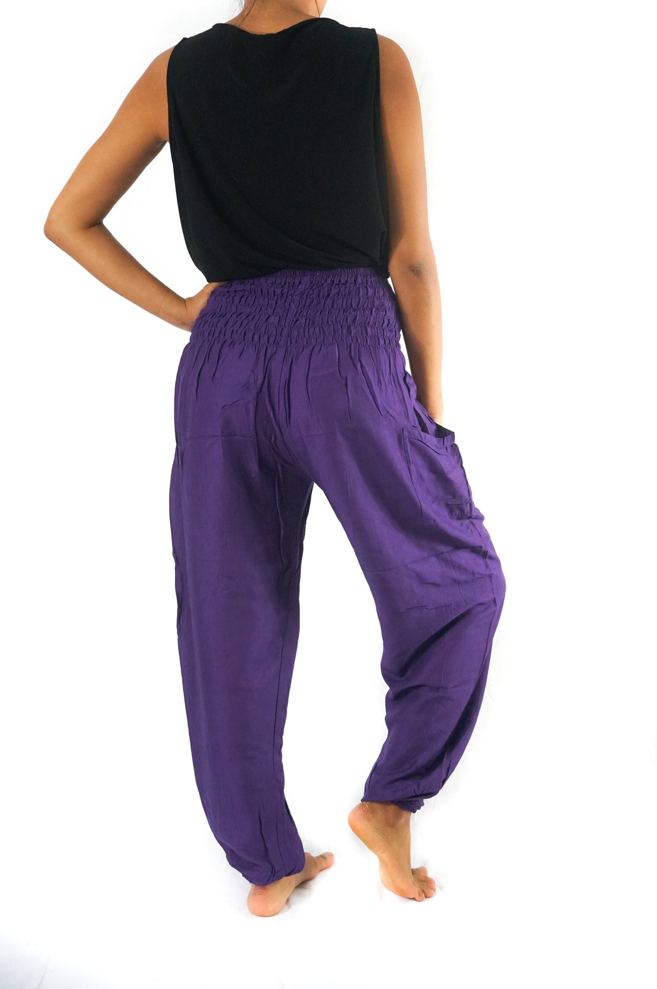 Purple Yoga Pants Harem for Women