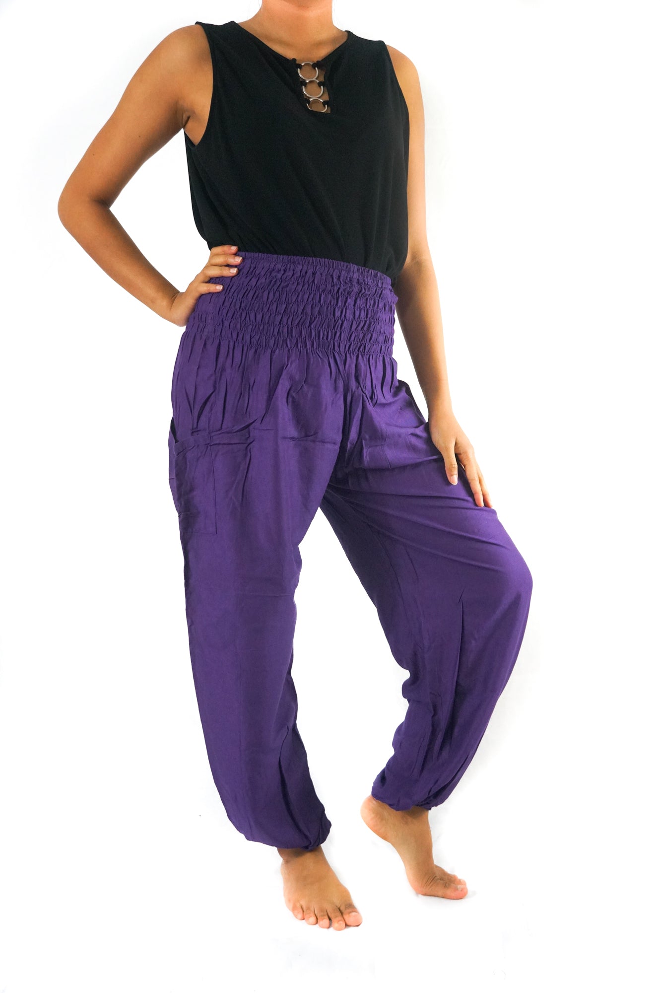 Purple Yoga Pants Harem for Women