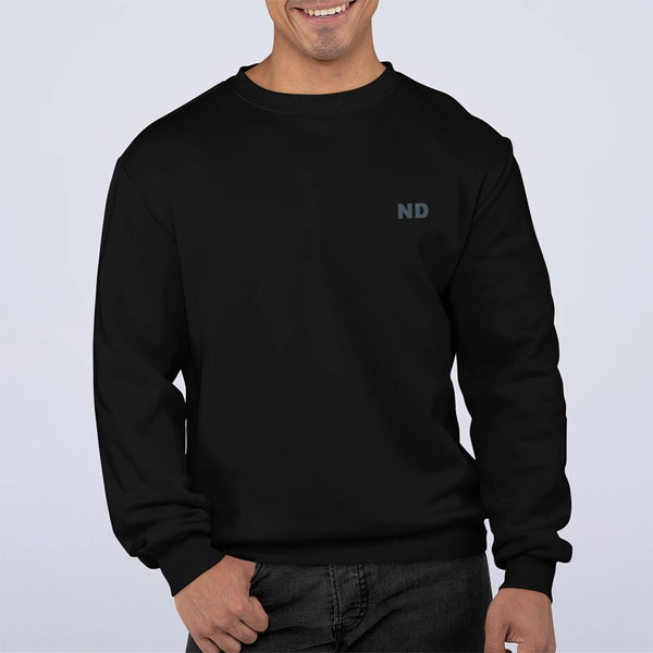 Mens ND Sweatshirt with Swirl Back Design - Yahko Merchandise