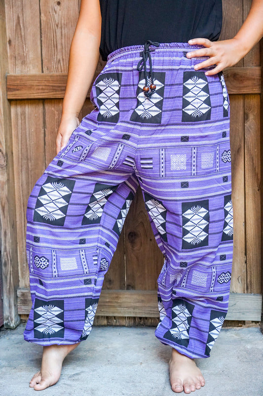 Cotton Women Tribal Boho Hippie Pants