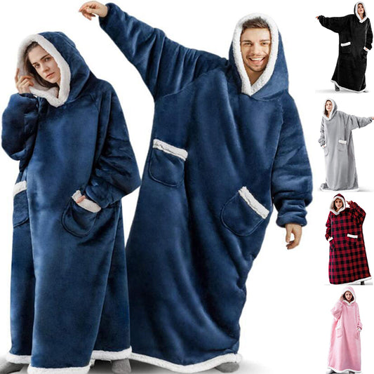 Oversized Pullover Winter Hoodie Warm Blankets