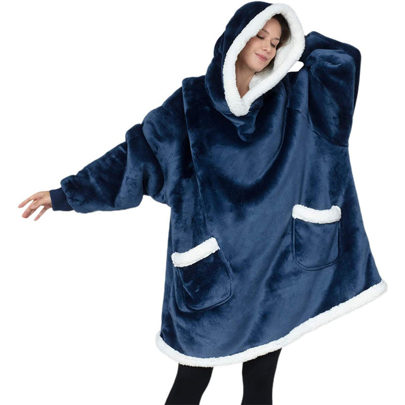 Oversized Pullover Winter Hoodie Warm Blankets