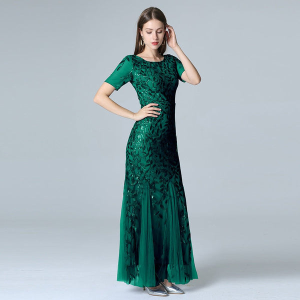 Embroidered Casual Dress - Yahko Merchandise