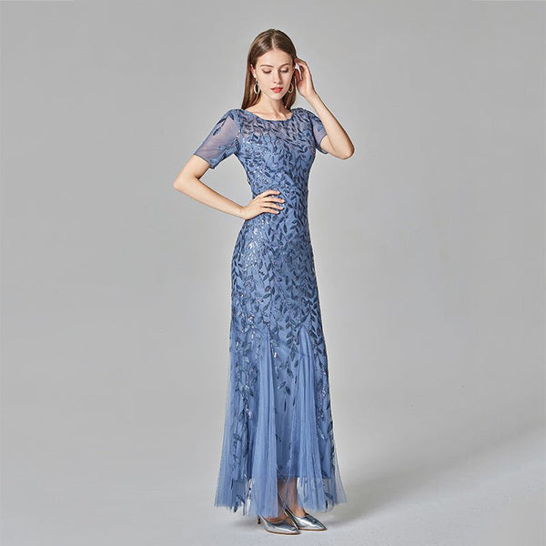 Embroidered Casual Dress - Yahko Merchandise