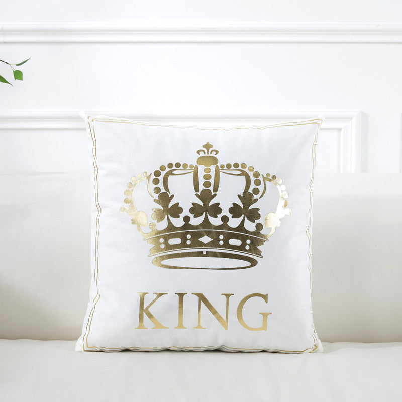 Gilding Pillow Cover Super Soft Home Cushion Cover