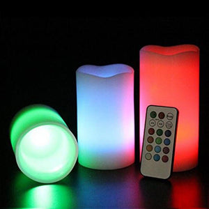 Luma Candles Real Wax Flameless Candles (3pcs/set) - Yahko Merchandise