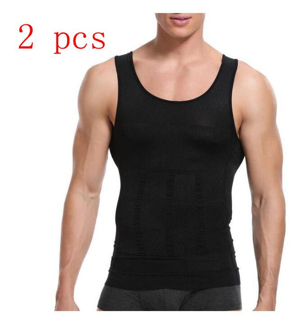 Men Body Tummy Shaper Vest - Yahko Merchandise