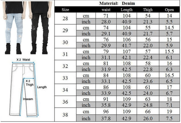 Men Skinny Jeans - Yahko Merchandise