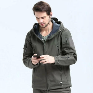 Mens Army Style Wind and Waterproof Jacket - Yahko Merchandise