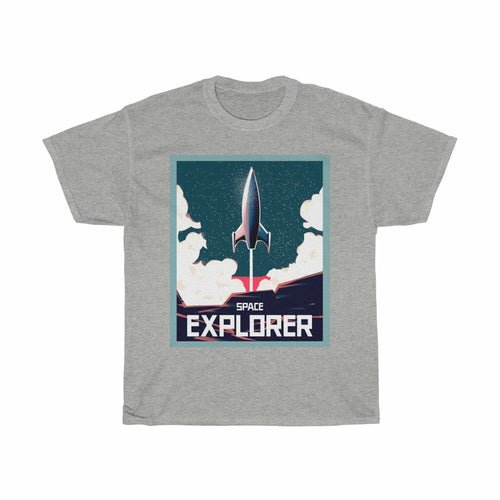 Mens Space Rocket T-Shirt - Yahko Merchandise