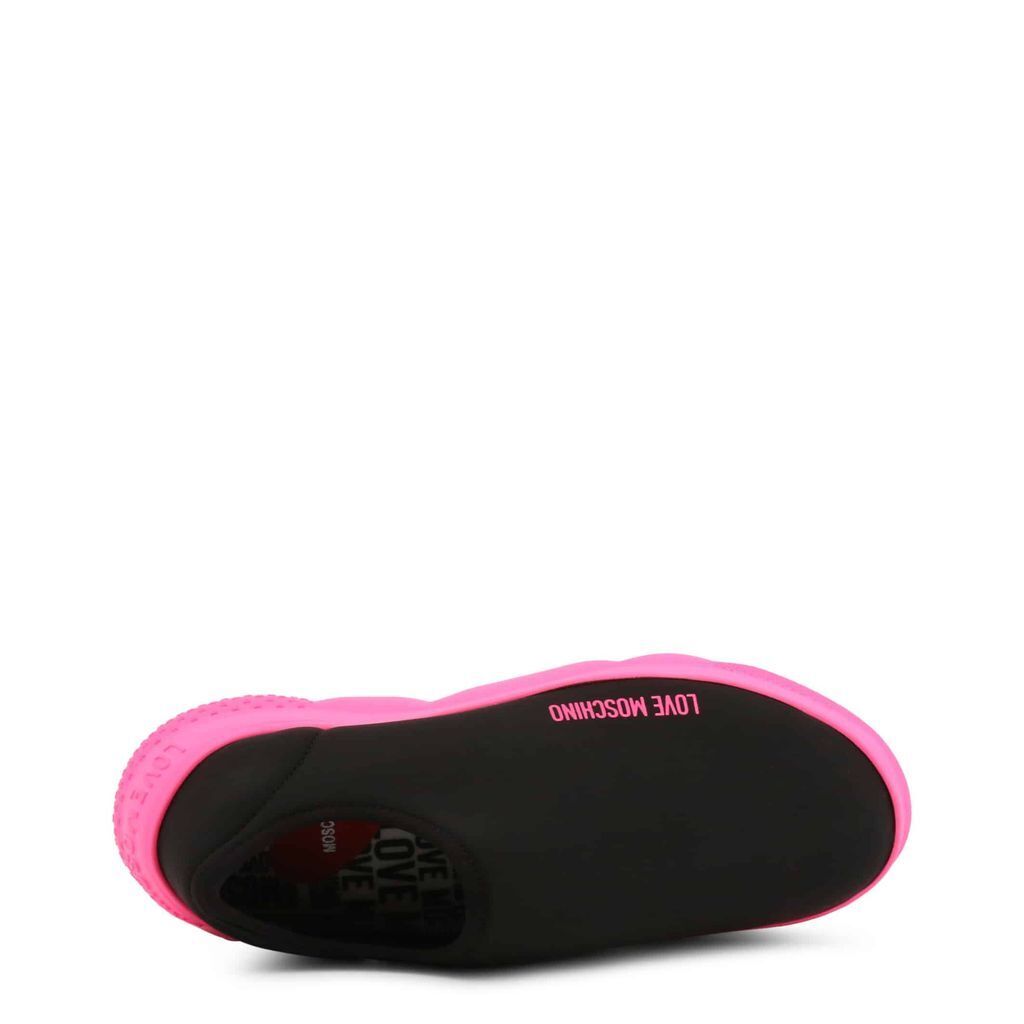 Neon Pink Slip-On Women's Shoes