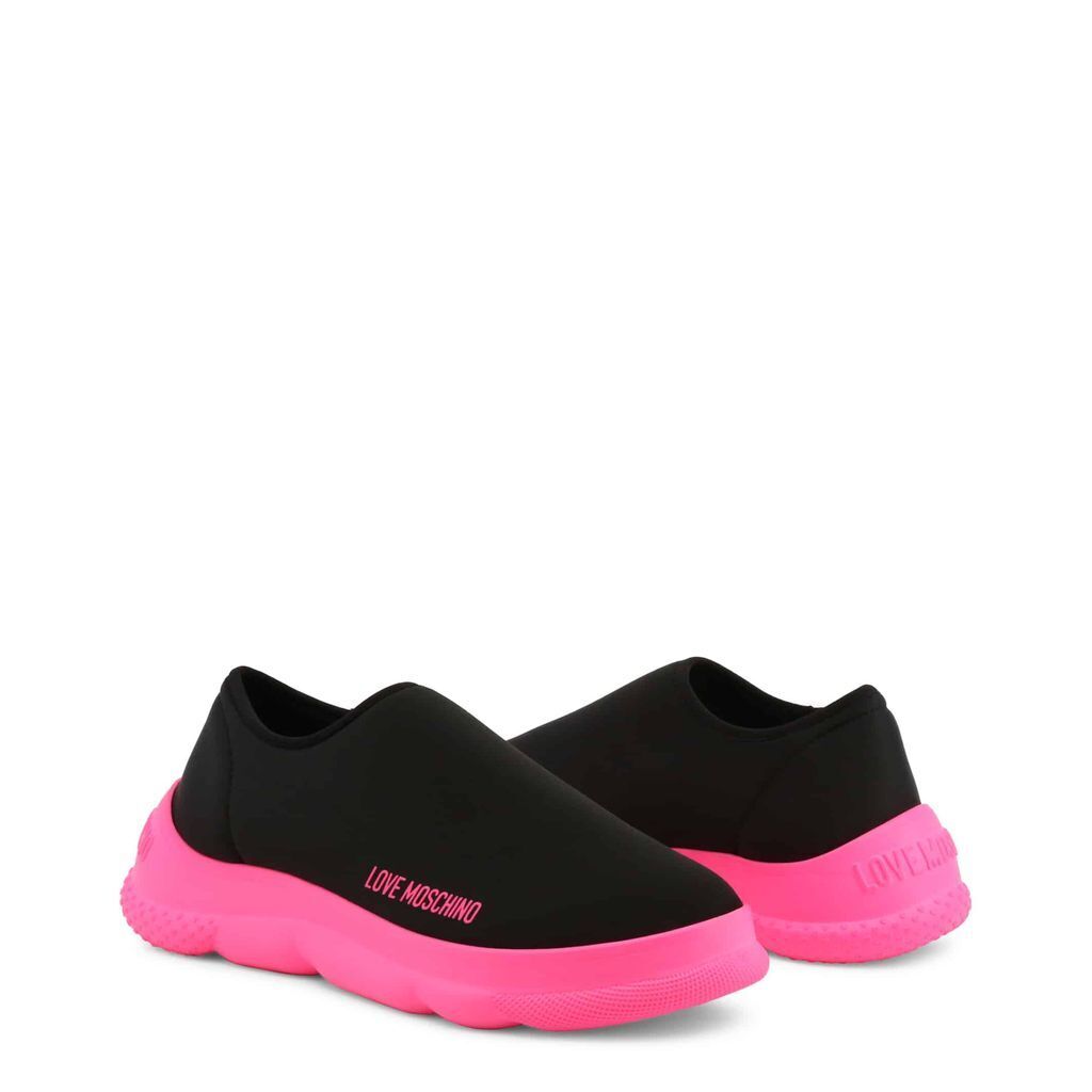 Neon Pink Slip-On Women's Shoes