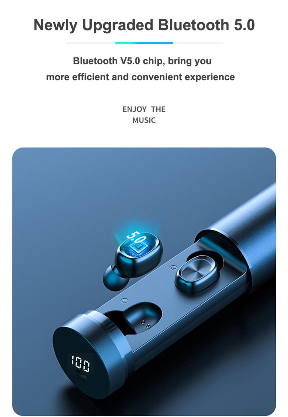 Wireless Bluetooth 5.0 Earbuds