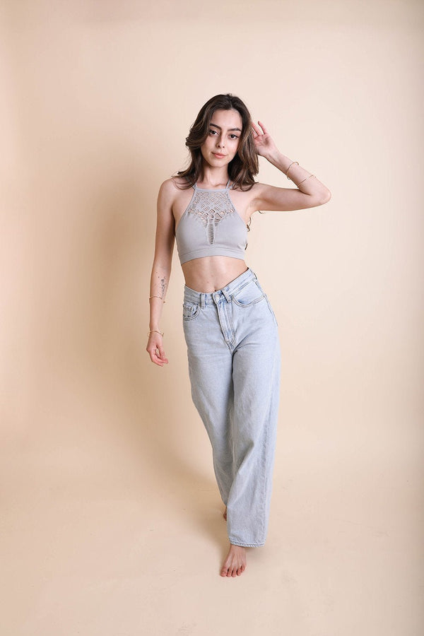 Seamless High Neck Bralette - Yahko Merchandise