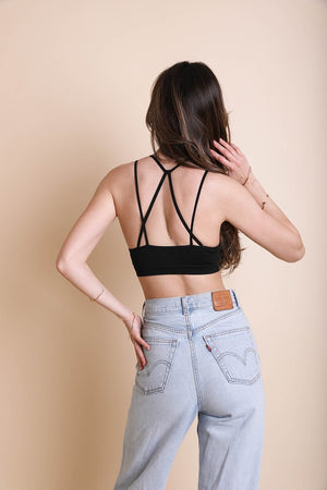 Seamless High Neck Bralette - Yahko Merchandise