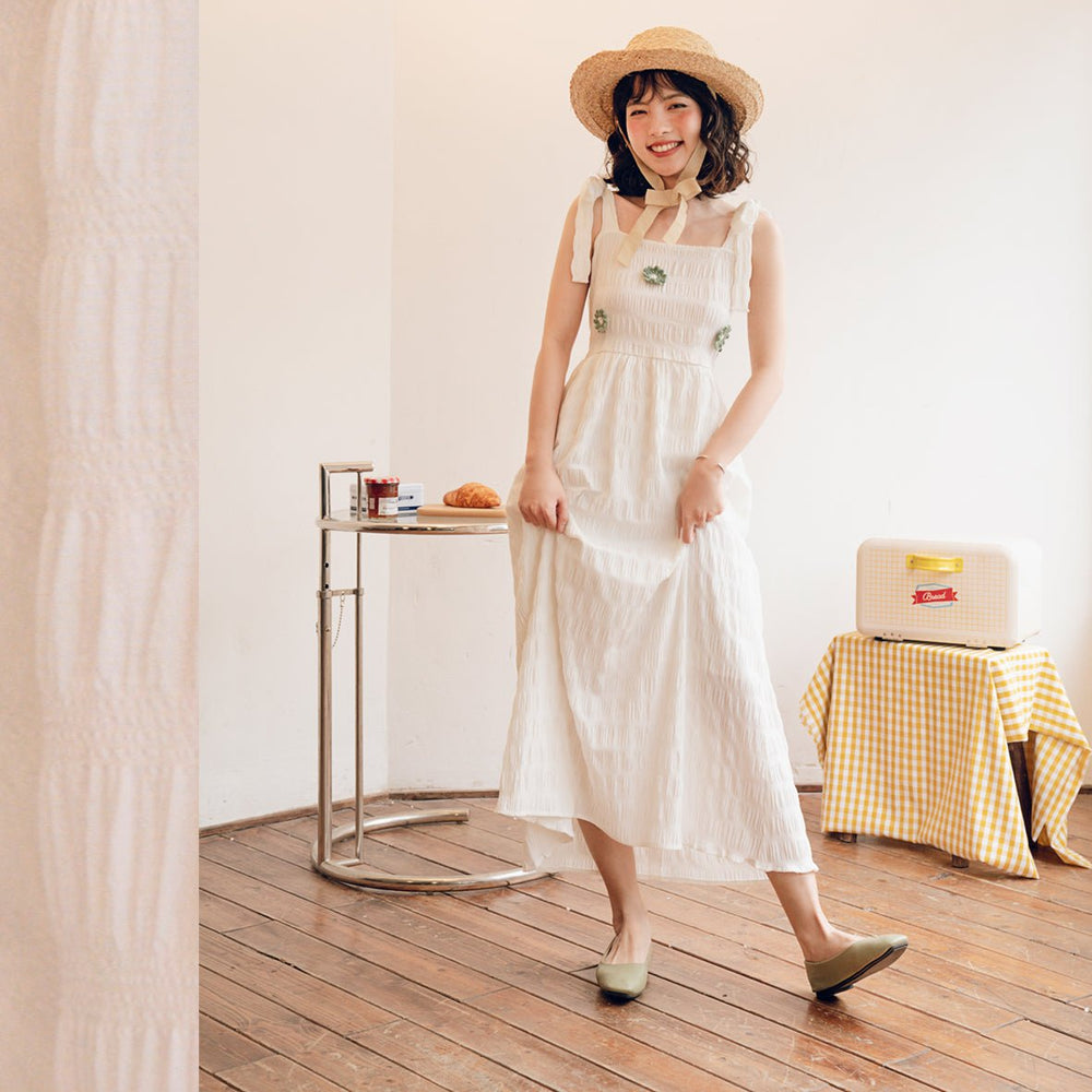 Valeria Cotton Floral Dress - Yahko Merchandise