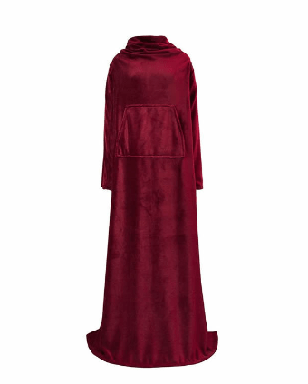 Warm Fleece Blanket With Sleeves - Yahko Merchandise