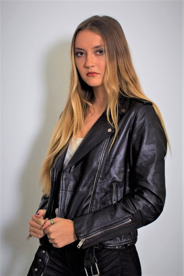 Womens Leather Jacket - Yahko Merchandise