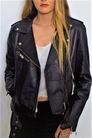 Womens Leather Jacket - Yahko Merchandise
