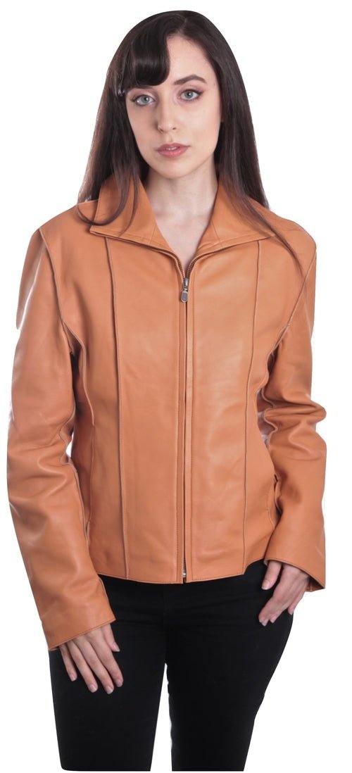 Women's Sheepskin Leather Jacket - Yahko Merchandise