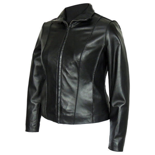 Women's Sheepskin Leather Jacket - Yahko Merchandise