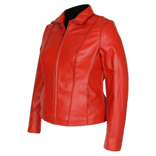 Women's Sheepskin Leather Jacket - Yahko Merchandise